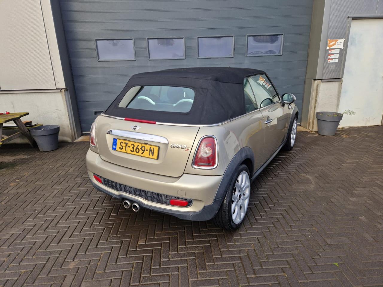 TE KOOP LEUKE MINI COOPER S 1.6 CHILI EURO 5 CABRIOLET SOFTTOP AUTOMAAT