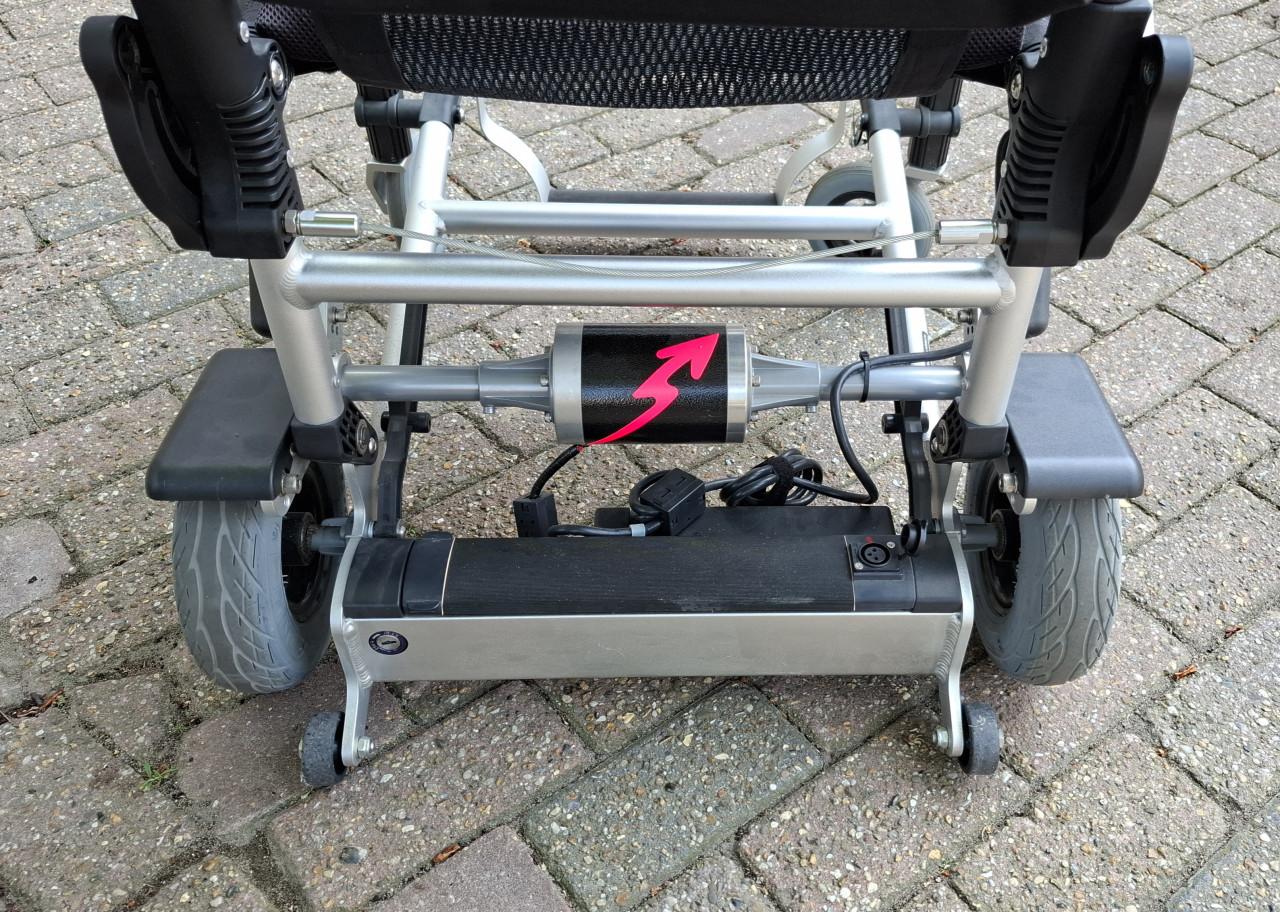 Zinger elektrische, inklapbare rolstoel
