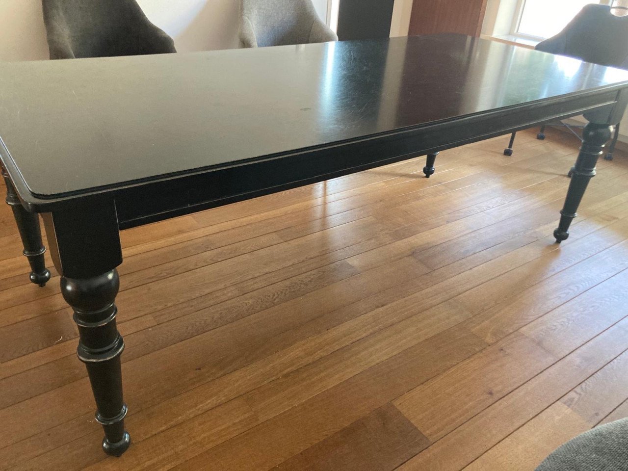Eettafel zwart