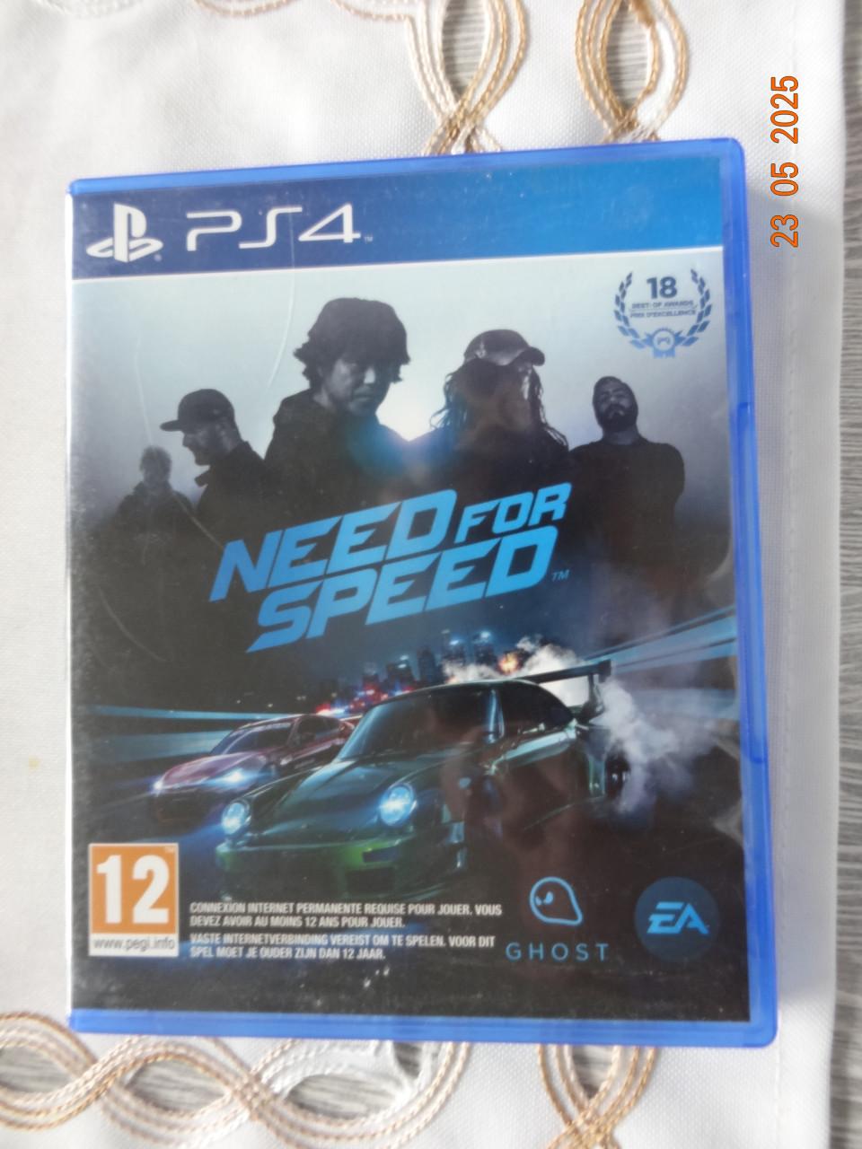 Goed werkend PS4 game Need for speed , geen kras