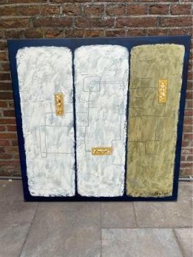 2 Schilderijen 1mx1m