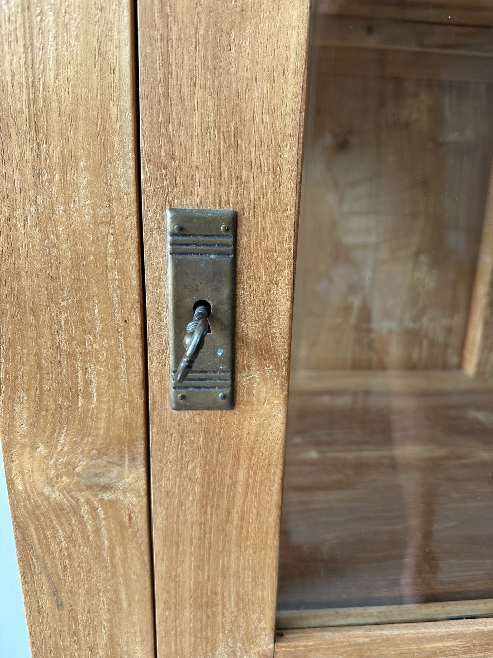 Vitrinekast Teak