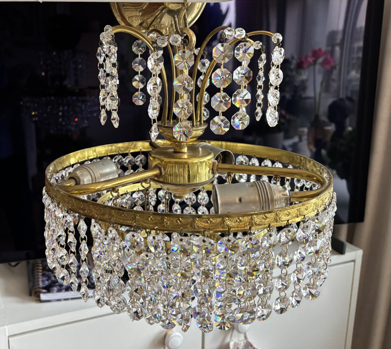 SCHITTERENDE ECHT KRISTALLEN KROONLUCHTER