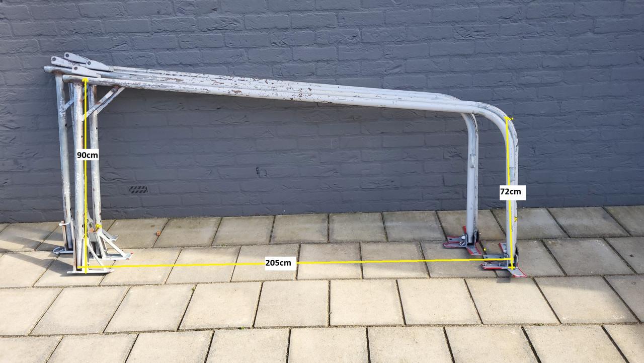 Thermisch verzinkte buizenconstructie