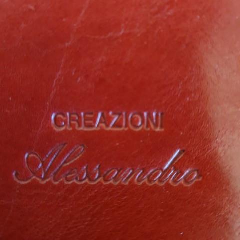 Schoudertas rood leer