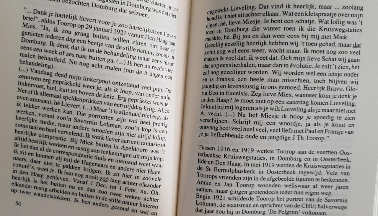 Heimwee houdt ons gevangen, kunstenaarsbrieven aan M. Elout-Drabbe, Domburg