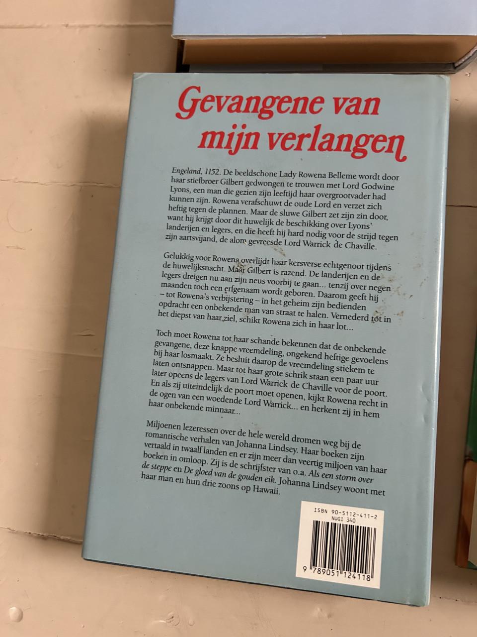 8 x Johanna Lindsey - historische romans