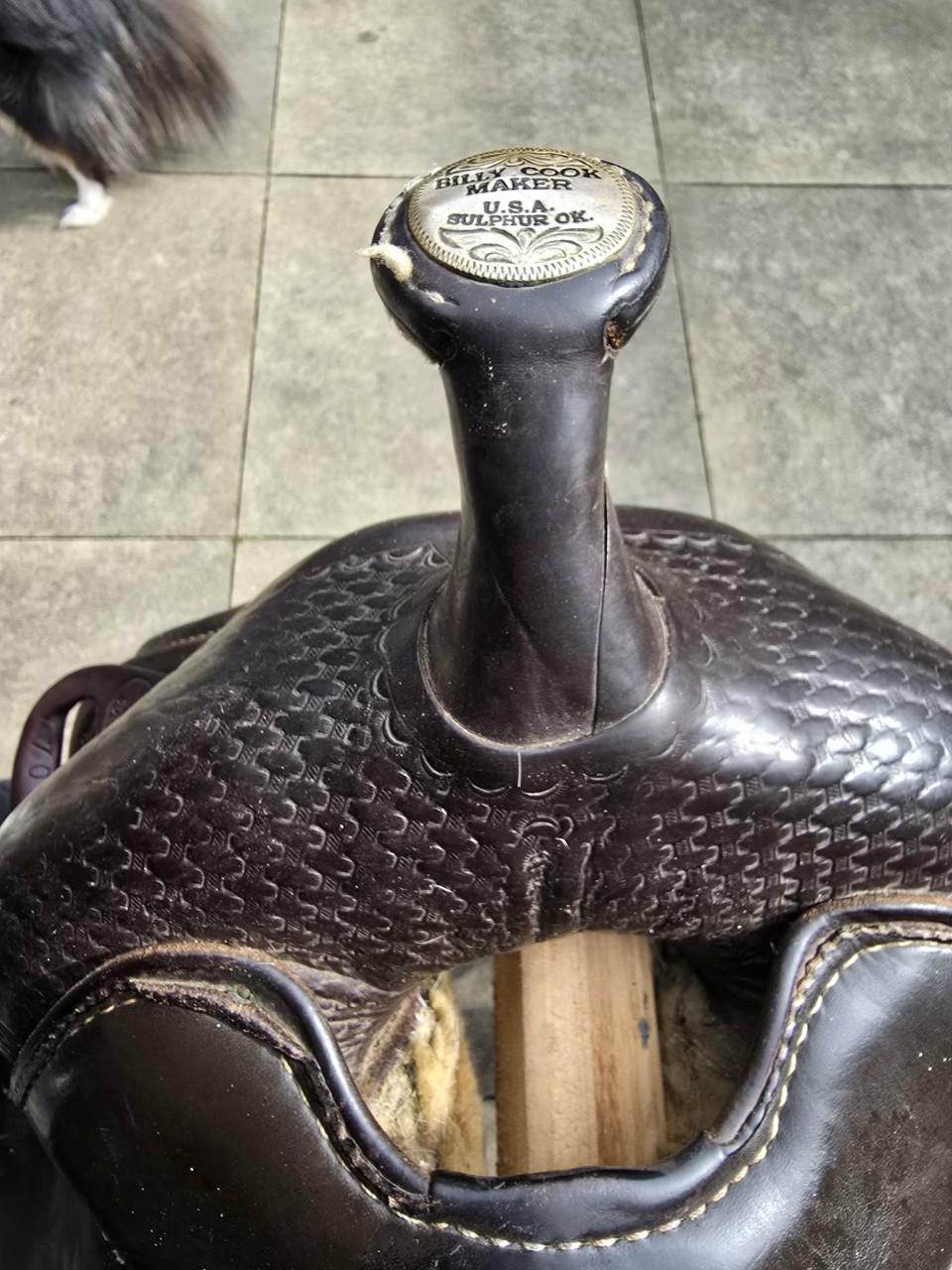 Billy Cook westernzadel (origineel maker Sulphur OK)