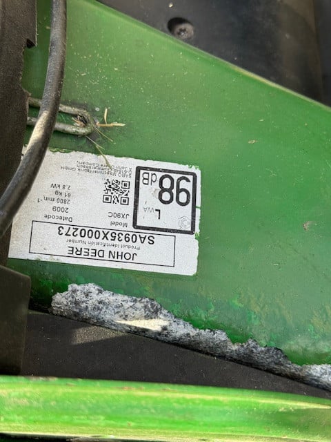 John Deere Gras Maaier