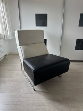 Fauteuil zwart wit