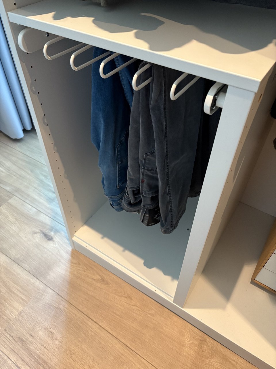 IKEA pax kledingkast verdeler met broekenrek