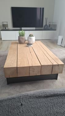 Table du Sud massief eikenhouten salontafel