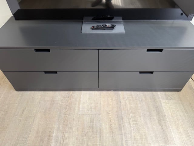 Zwarte Ikea ladekast / 4 lades