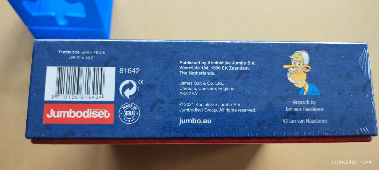 JVH puzzel - 950 st.- Het Postkantoor (International Parcels) - Zoals nieuw