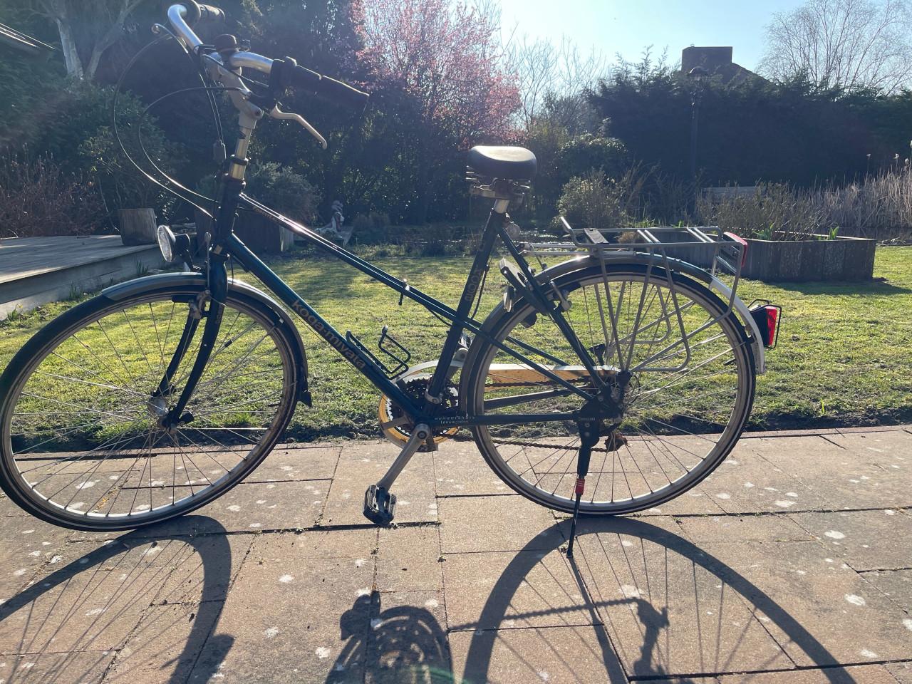 Damesfiets koga myata met rokkenzadel