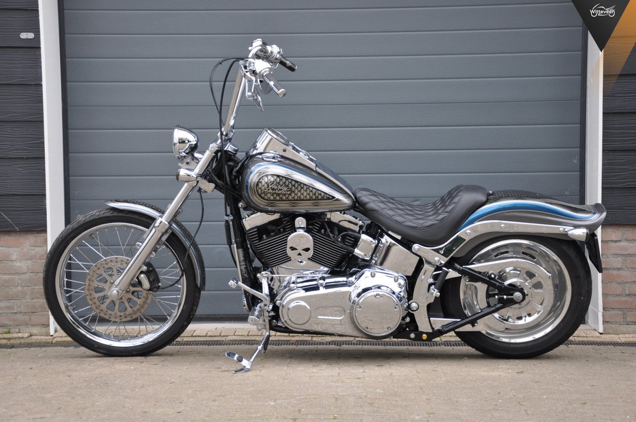 Harley Davidson FXSTC Softail Custom 96 Zeer speciale motor!