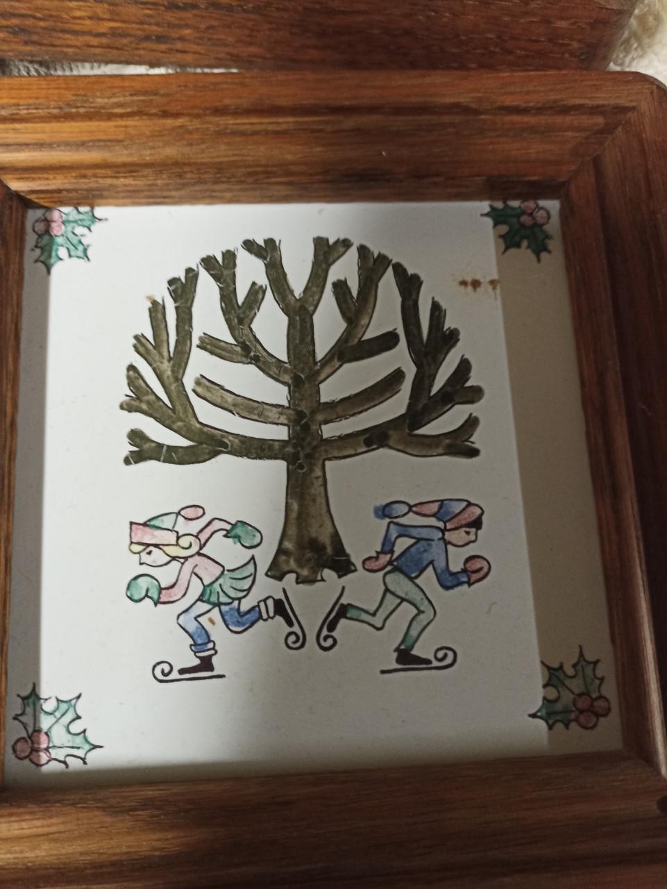 Westraven keramiek DE 4  JAARGETIJDEN"