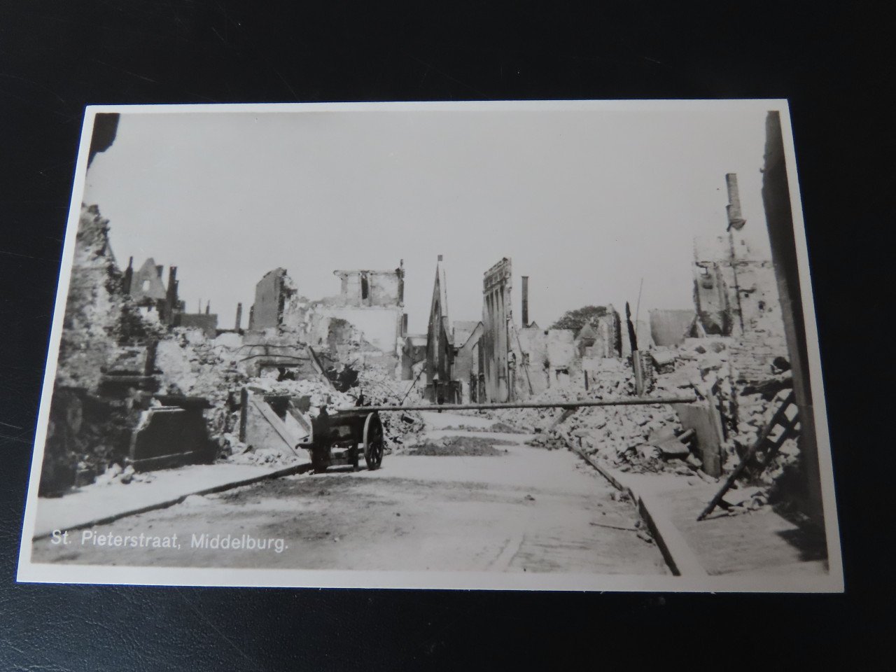 Fotokaart bombardement Middelburg 3