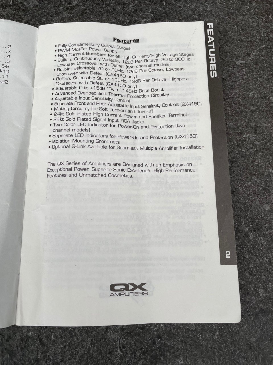 Phoenix Gold QX4150 4-kanaals versterker