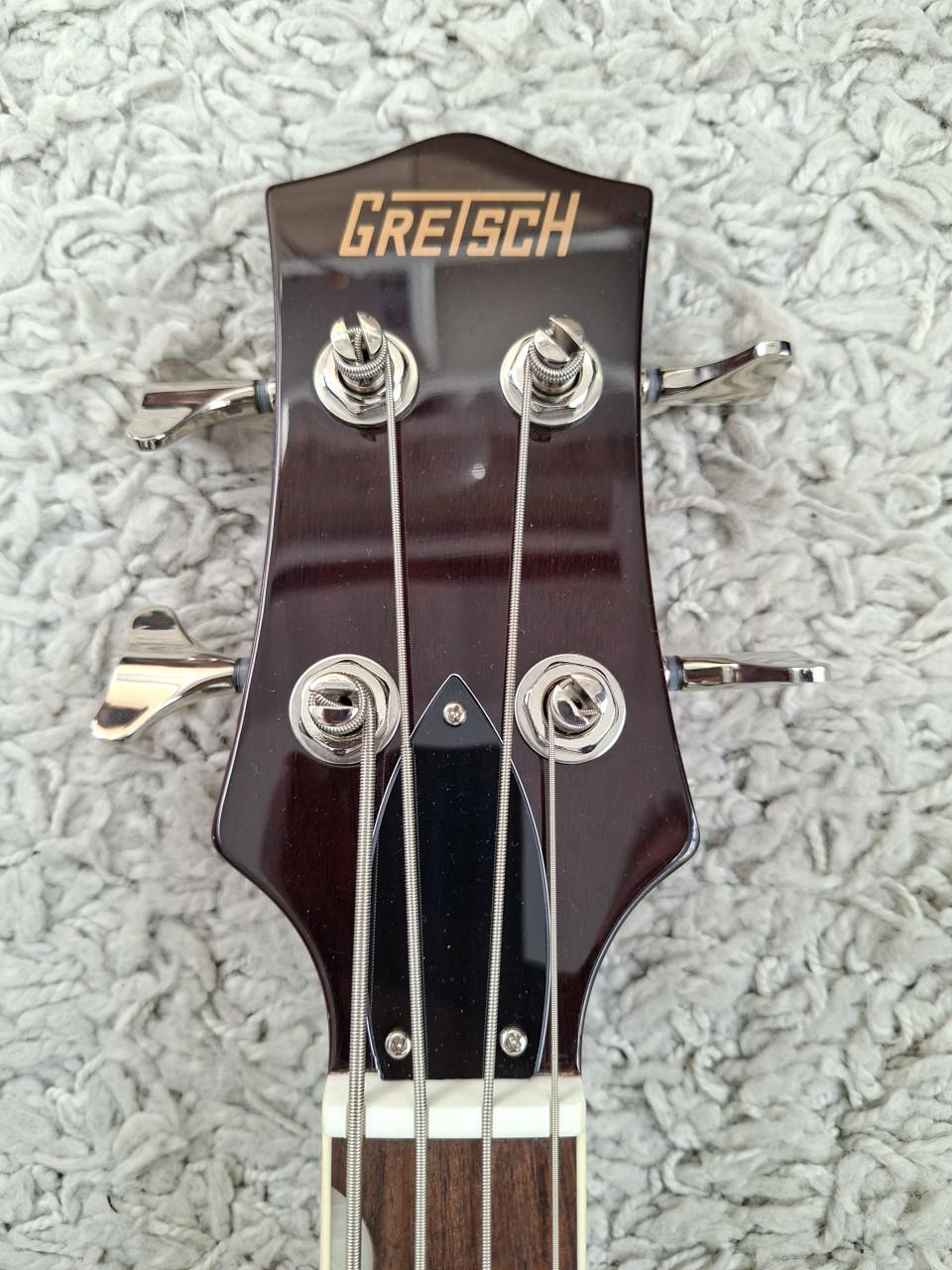 Gretsch Streamliner Jet Club Bass Walnut Stain met koffer z.g.a.n.