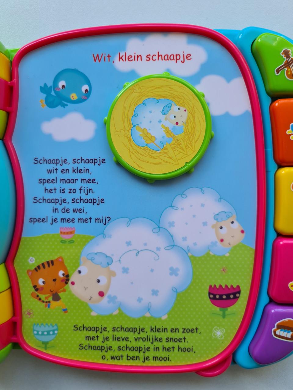 VTech Magisch Liedjesboek in de kleur blauw.  Interactief speelgoed