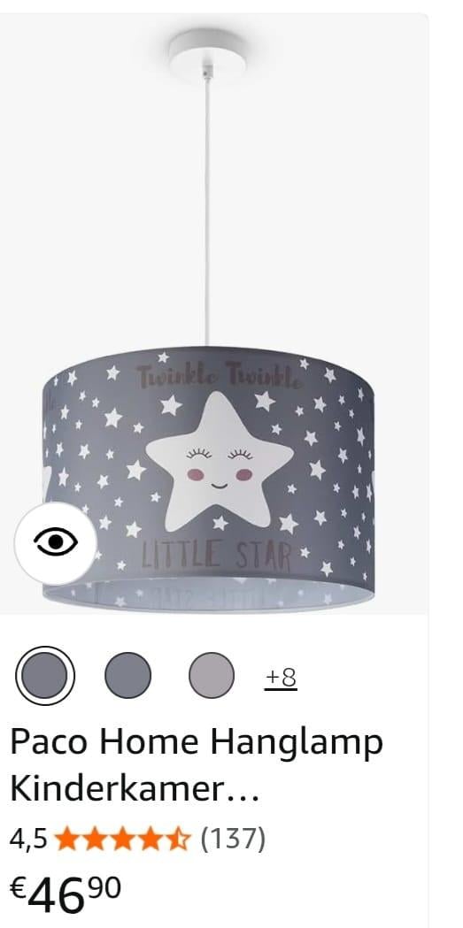 Nieuwe diverse  kinderslaapkamer hanglampen