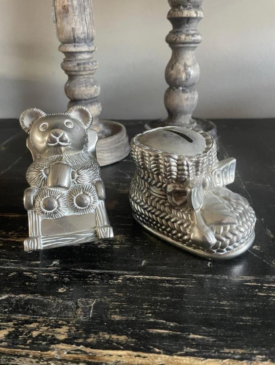 Verzilverde spaarpot