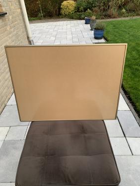 Schilderijlijst metaal ontspiegeld glas