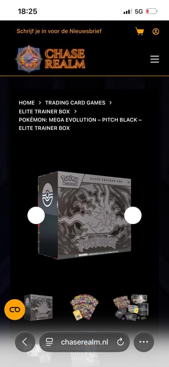 Pokémon: Mega Evolution – Pitch Black – Elite Trainer Box