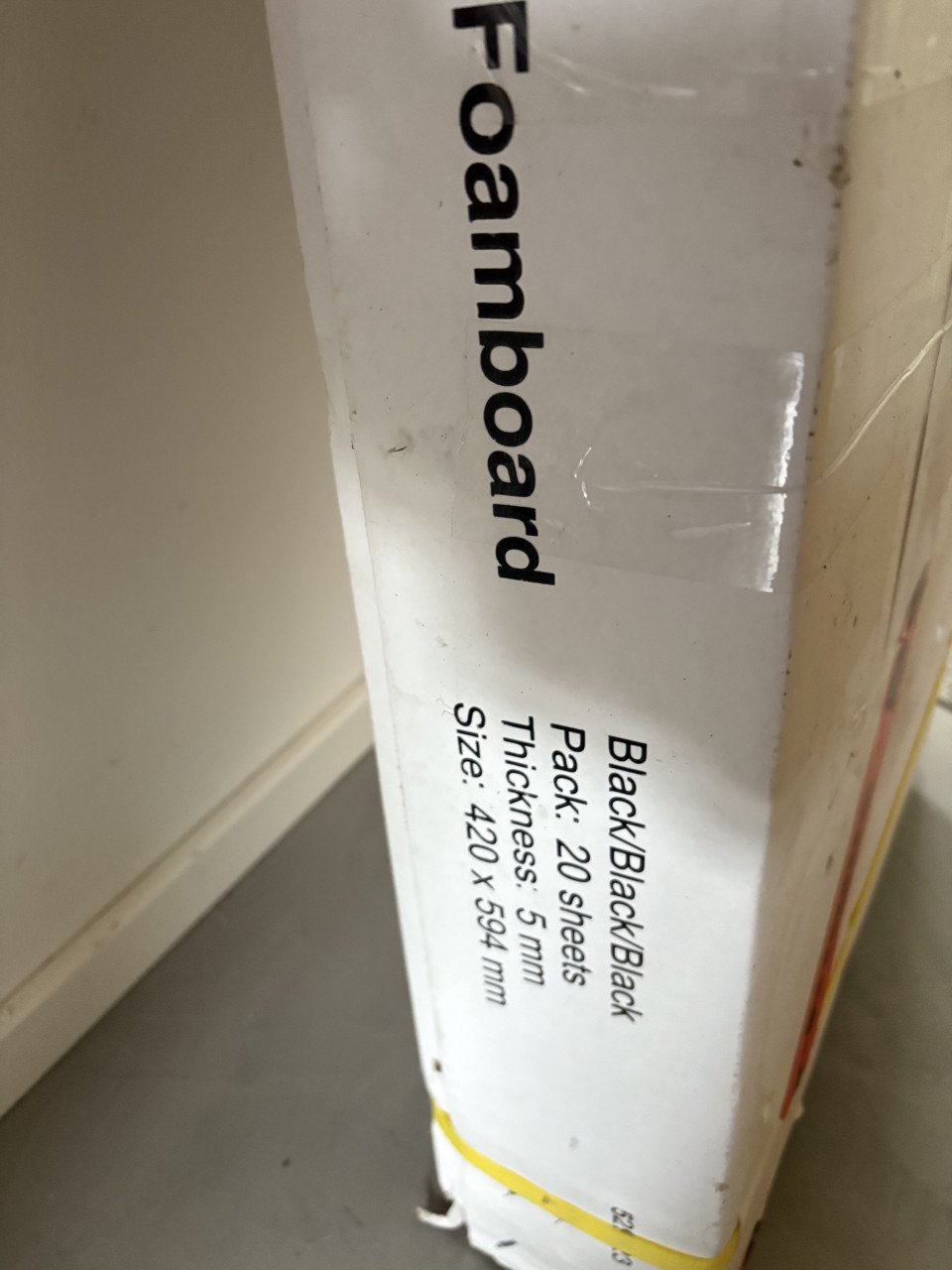 Doos nieuw Foamboard