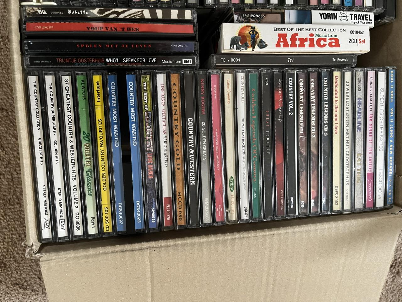 Collectie zeer diverse cd's.