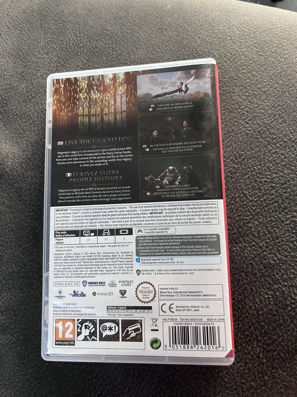 Hogwarts Legacy Nintendo Switch