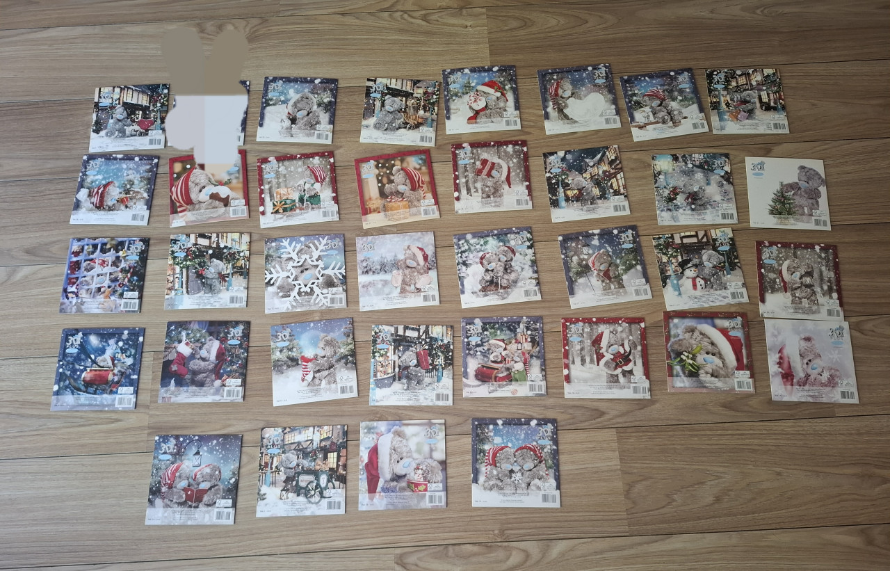 35 kaarten Me To You 3D (plus)