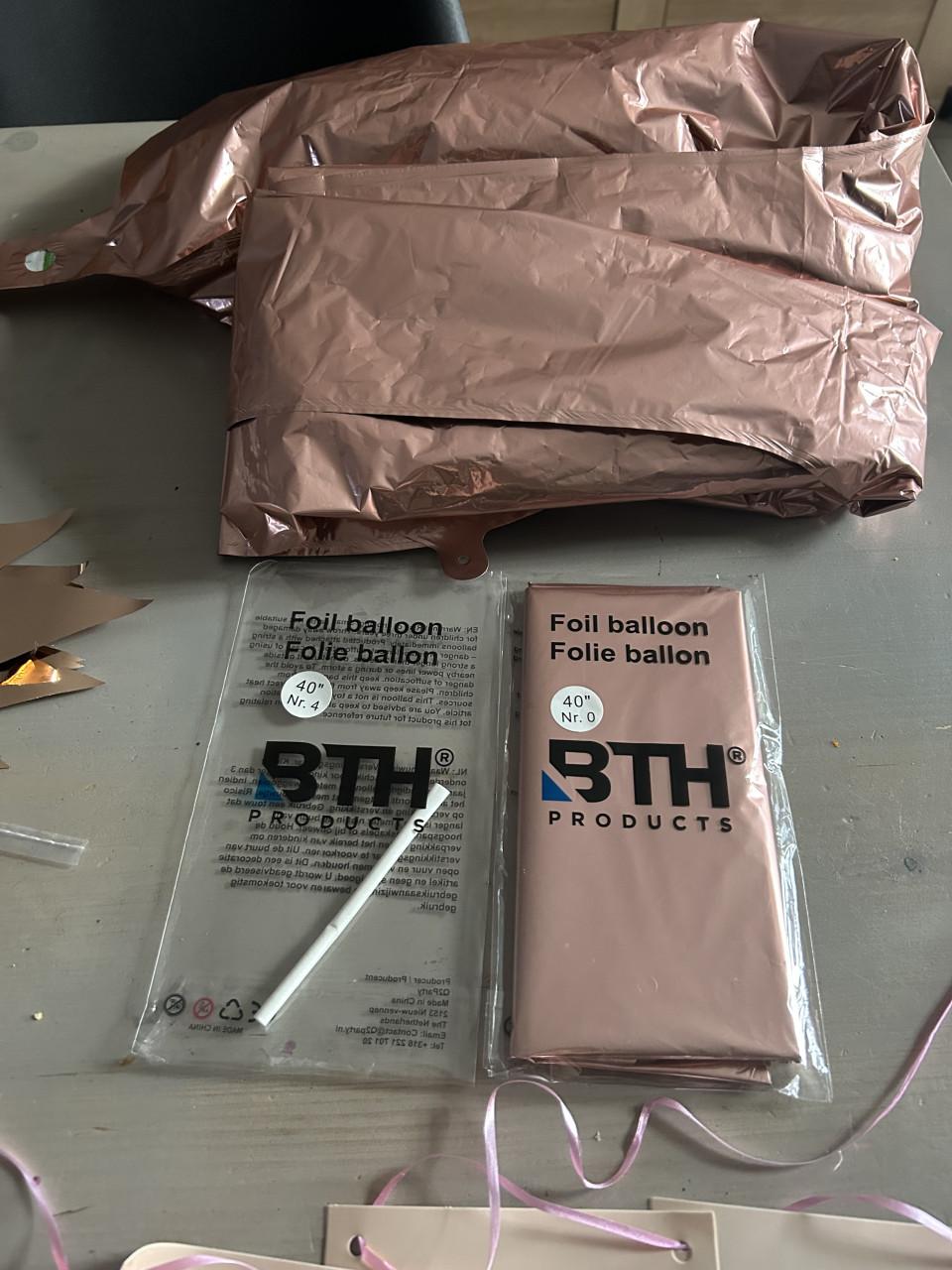 Versiering rosé/gold