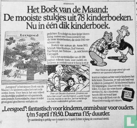 Boek: Leesgoed Bloemlezing uit Nederlandse kinderboeken