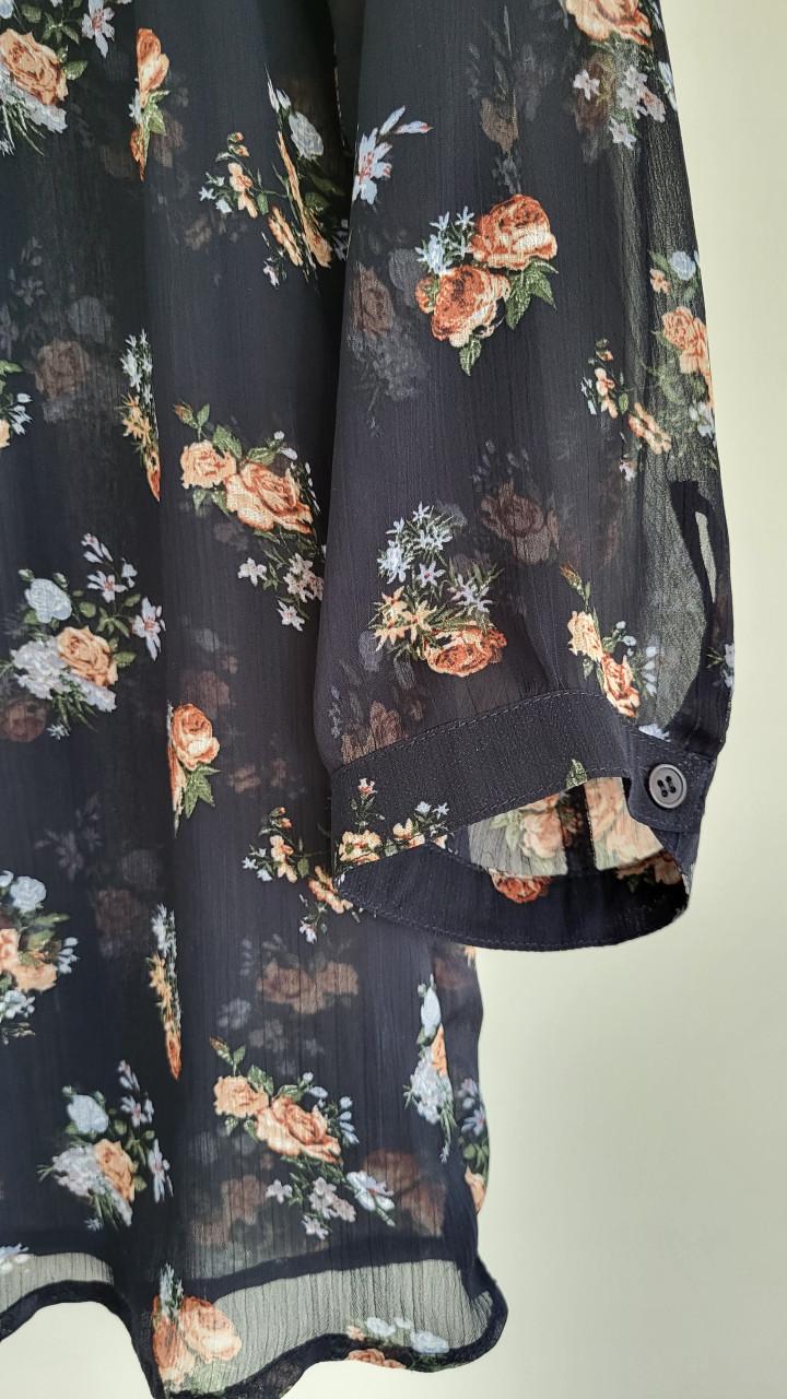 The Sting semi-transparante blouse / tuniek mt M