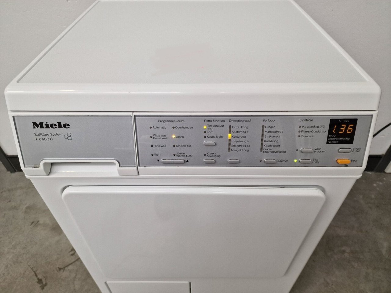 Miele SoftCare Condensdroger  6 kg capaciteit als nieuw