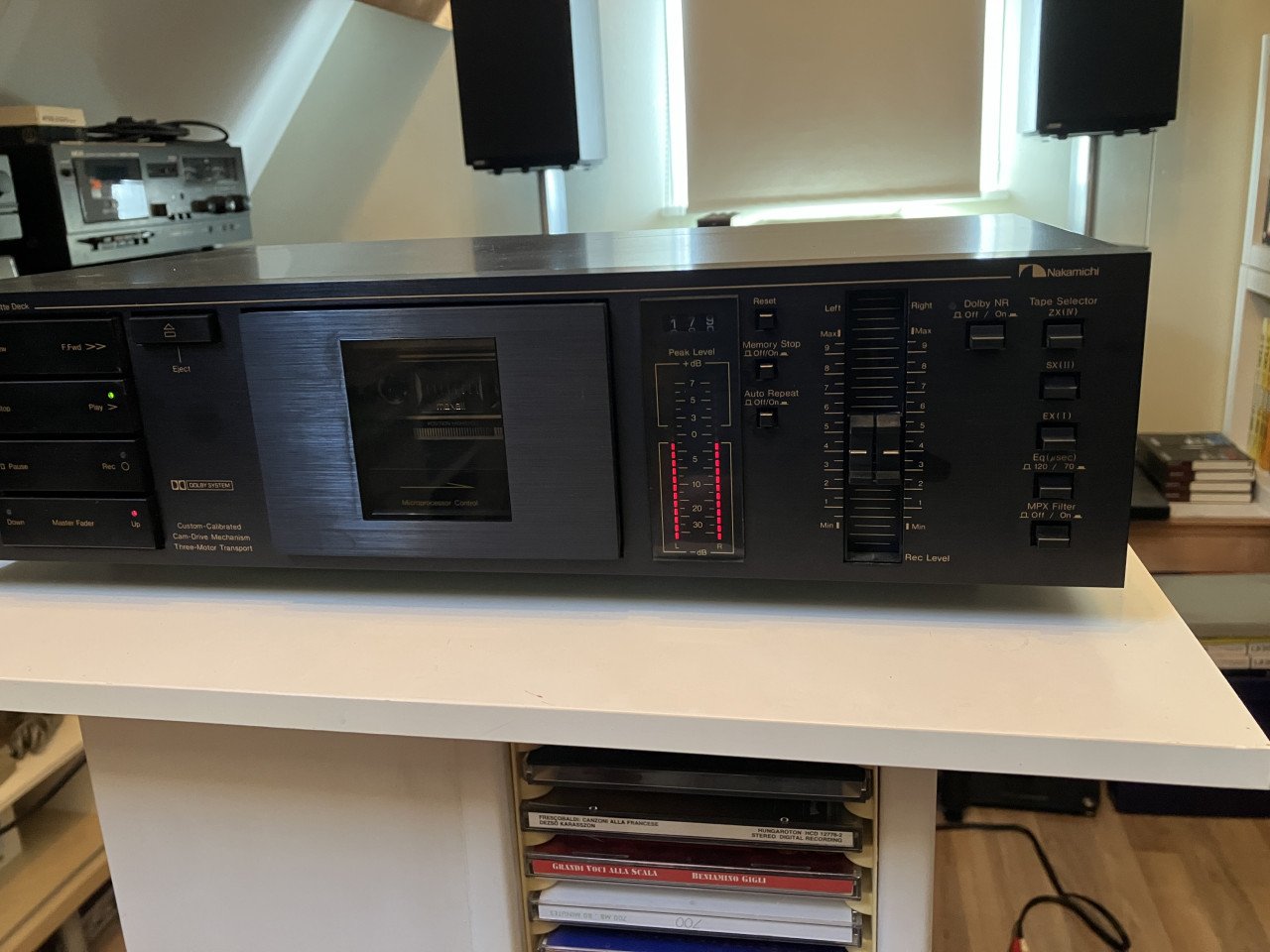 Nakamichi BX-100 cassettedeck geserviced met 2 maanden garantie!