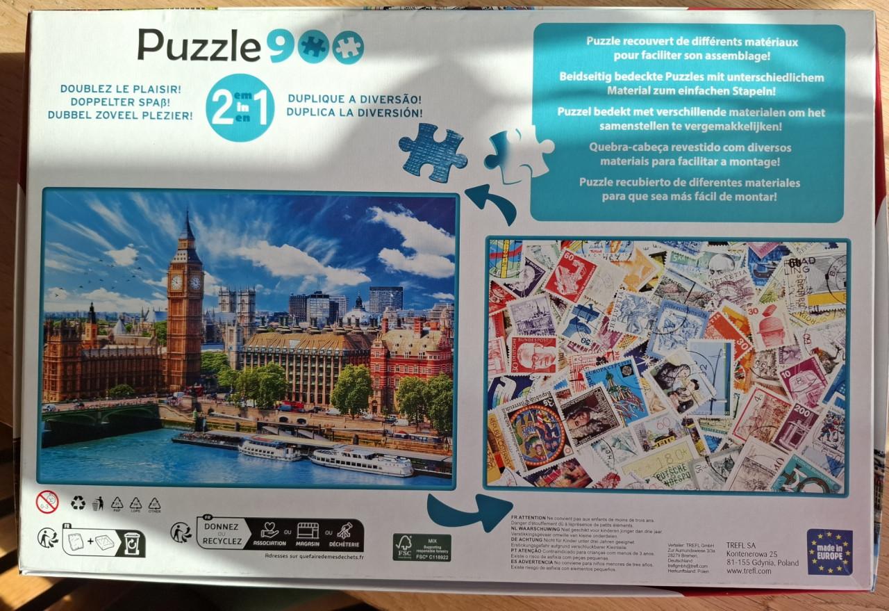 Legpuzzel TREFL * Dubbel zoveel plezier: 900 st. dubbelzijdig900