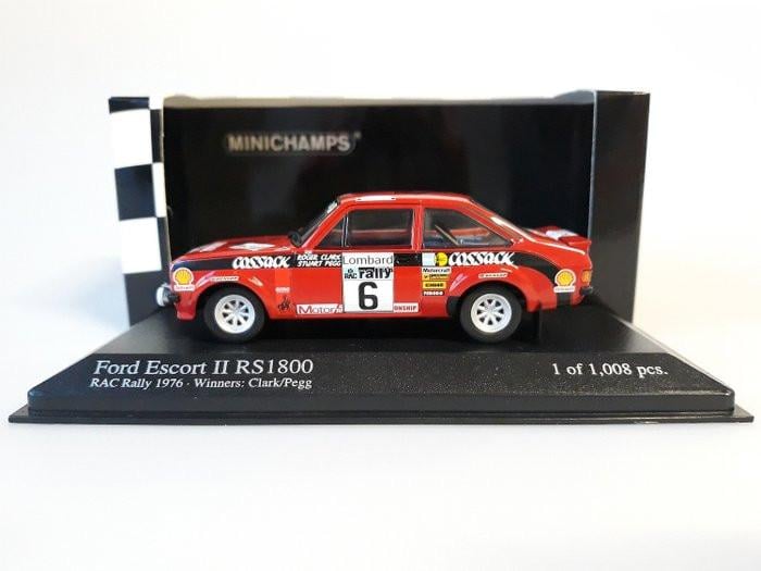 Te koop modelauto 1:43 WRC rally ford escort ll