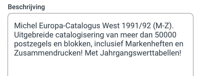 Catalogussen postzegels munten