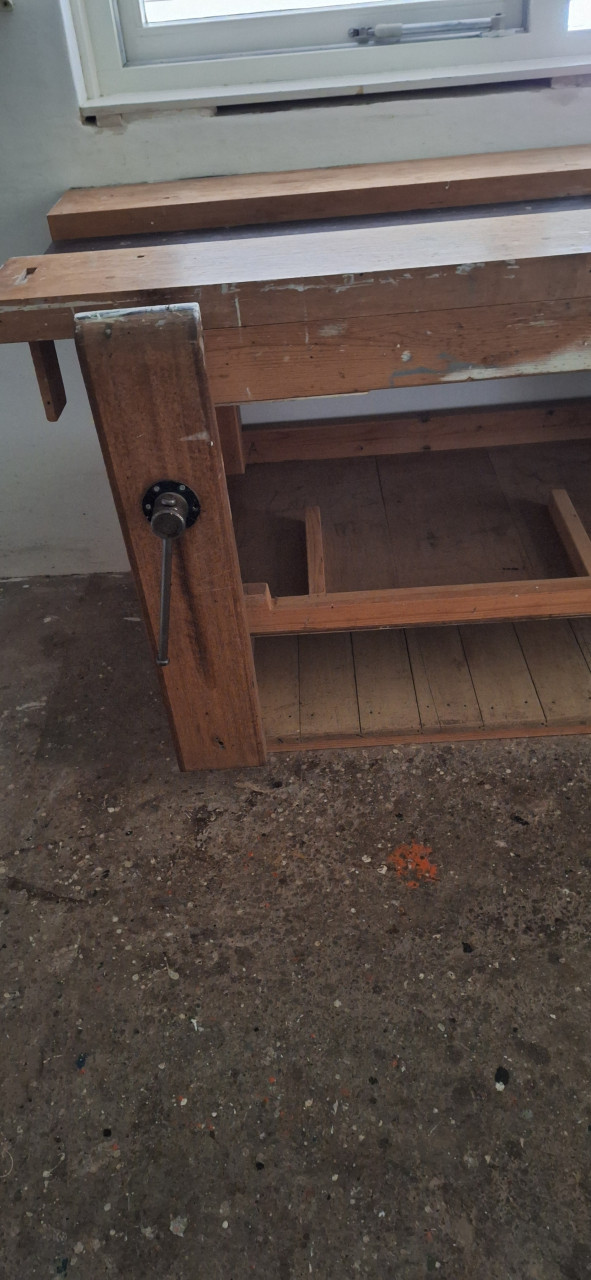 Houten werkbank
