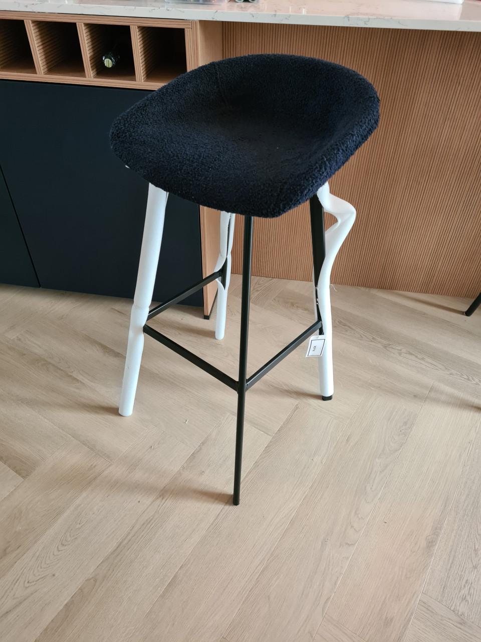 3 barkrukken donker blauw