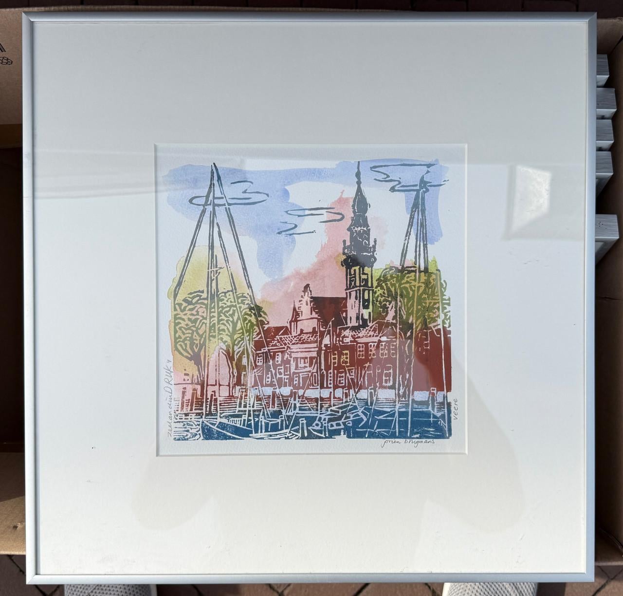 9 schilderijen van Jorien Brugmans – Zeeuwse stadsgezichten