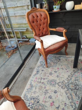 2 opknap stoelen antiek