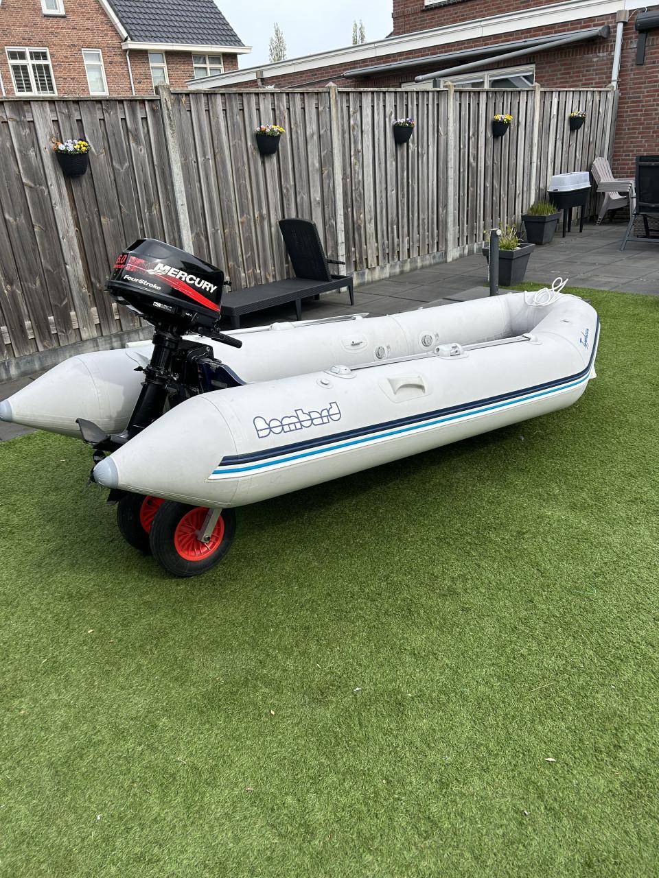 Zodiac met 6 pk buitenboordmotor