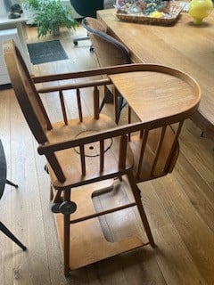 Vintage kinderstoel