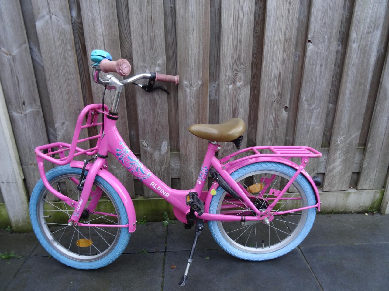 🚲💗 Alpina Clubb 18 inch meisjesfiets – Roze