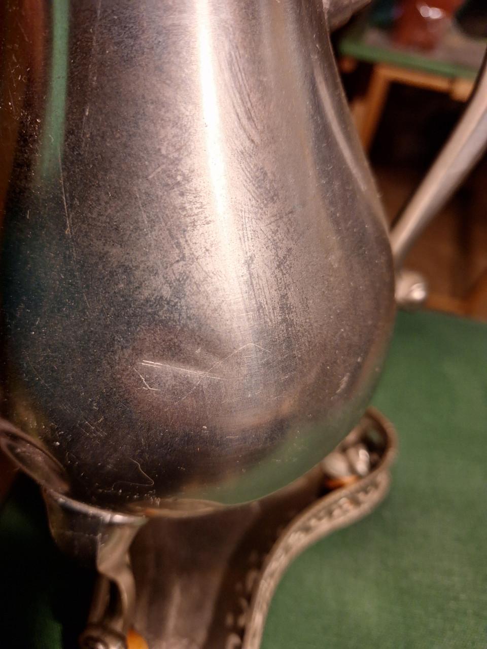 Vintage tinnen koffiepot