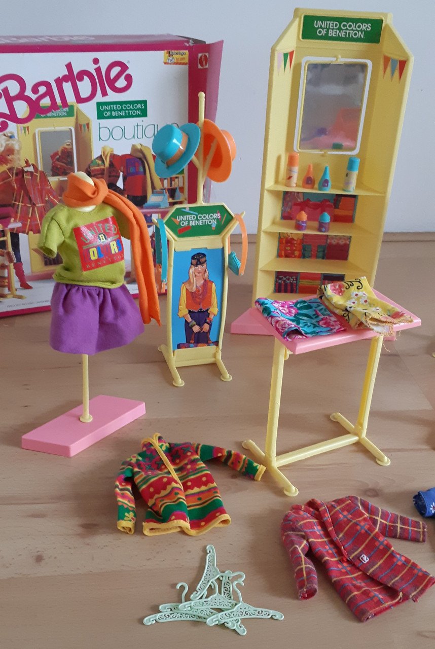 Barbie kledingwinkel Benetton